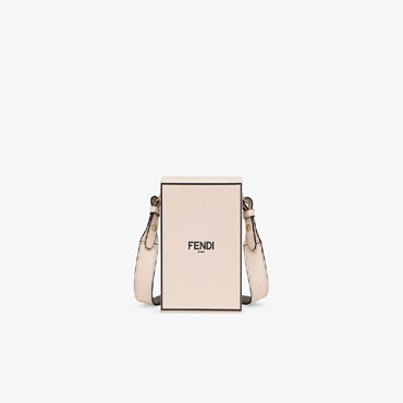 Fendi Vertical Box Pink Leather Bag 8BT339 ADP6 F1CN7