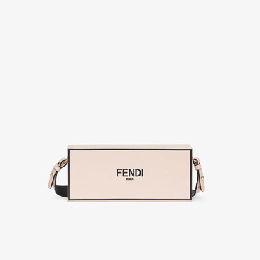 Fendi Horizontal Box Pink Leather Bag 8BT340 ADP6 F1CN7