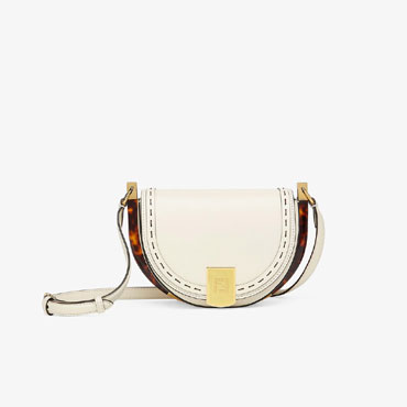 Fendi Moonlight White Leather Bag 8BT346 ABVL F0K7E