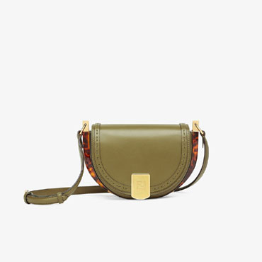 Fendi Moonlight Green Leather Bag 8BT346 ABVL F1D3Q