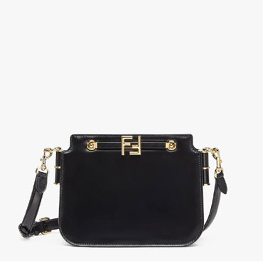 Fendi Touch Black leather bag 8BT349AHK2F0KUR