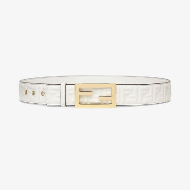 Fendi Baguette Belt With FF Stud Buckle 8C0615 AATR F0K7E