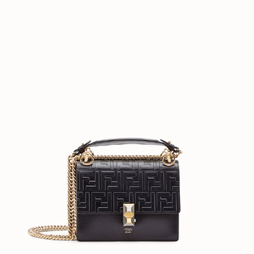 Fendi kan i small Black leather mini-bag 8M0381A417F0KUR