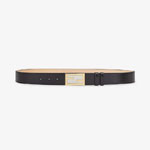 Fendi Black Leather Belt 7C0436 AC91 F1A6B