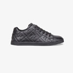 Fendi Sneakers Black Leather Low Tops 7E1374 ABNS F0ABB