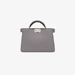 Fendi Peekaboo ISeeU X-Cross Gray bag 7VA582 AMA3 F1Q15