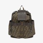 Fendi Strike Large FF jacquard fabric backpack 7VZ056AG0MF19KW