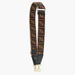 Fendi Strap You Brown fabric shoulder strap 8AV386AJPEF1A8N