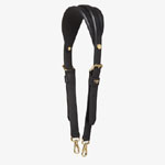 Fendi Strap You Black leather shoulder strap 8AV446AAIWF0KUR