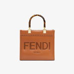 Fendi Sunshine Small Leather Brown 8BH394ABVLF0PWZ