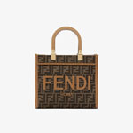 Fendi Sunshine Small Fabric Brown 8BH394ALVYF1GE3