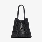 Fendi Origami Medium Leather Black 8BH414APZBF0KUR