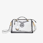 Fendi By The Way Medium leather printed Boston bag 8BL146 ADBN F1CBK