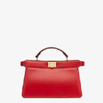 Fendi Peekaboo Iseeu East West Red Leather Bag 8BN323 ADYC F1DSG