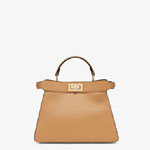 Fendi Peekaboo Iseeu Small Beige Leather Bag 8BN327 AFL0 F1E8B