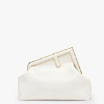 Fendi First Medium White leather bag 8BP127ABVEF0QVL