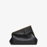 Fendi First Midi Black leather bag 8BP137ABVEF0KUR