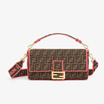 Fendi Baguette Large Roma Amor Fabric Bag 8BR771 A6V5 F17UN