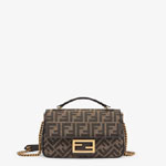 Fendi Baguette Chain Midi Jacquard FF bag 8BR793AKBZF1EM3