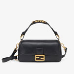 Fendi Baguette Leather Black 8BR822APG6F1CFJ