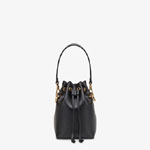 Fendi Mon Tresor Black Leather Mini Bag 8BS010 A0KK F0KUR