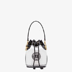 Fendi Mon Tresor White Canvas Mini Bag 8BS010 ADBS F1C7A