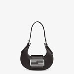 Fendi Mini Cookie Black satin mini bag 8BS065AMCPF0GXN