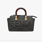 Fendi by the way Small Boston bag black leather 8BS067ABVLF0KUR