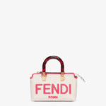 Fendi By The Way Mini canvas small Boston bag 8BS067ANVGF1LG7