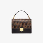 Fendi Kan I Black Leather Bag 8BT315 A5TZ F13WB