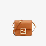 Fendi Fab Brown Leather Bag 8BT325 AAIW F0QVK