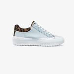 Fendi Force Light Blue Canvas And Tpu Low Tops 8E8110 AF5A F1DV0