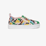 Fendi Rise Multicolour Canvas Slip Ons 8E8138 AE7U F1C4T