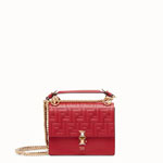 Fendi kan i small Red leather mini-bag 8M0381A417F0MVV