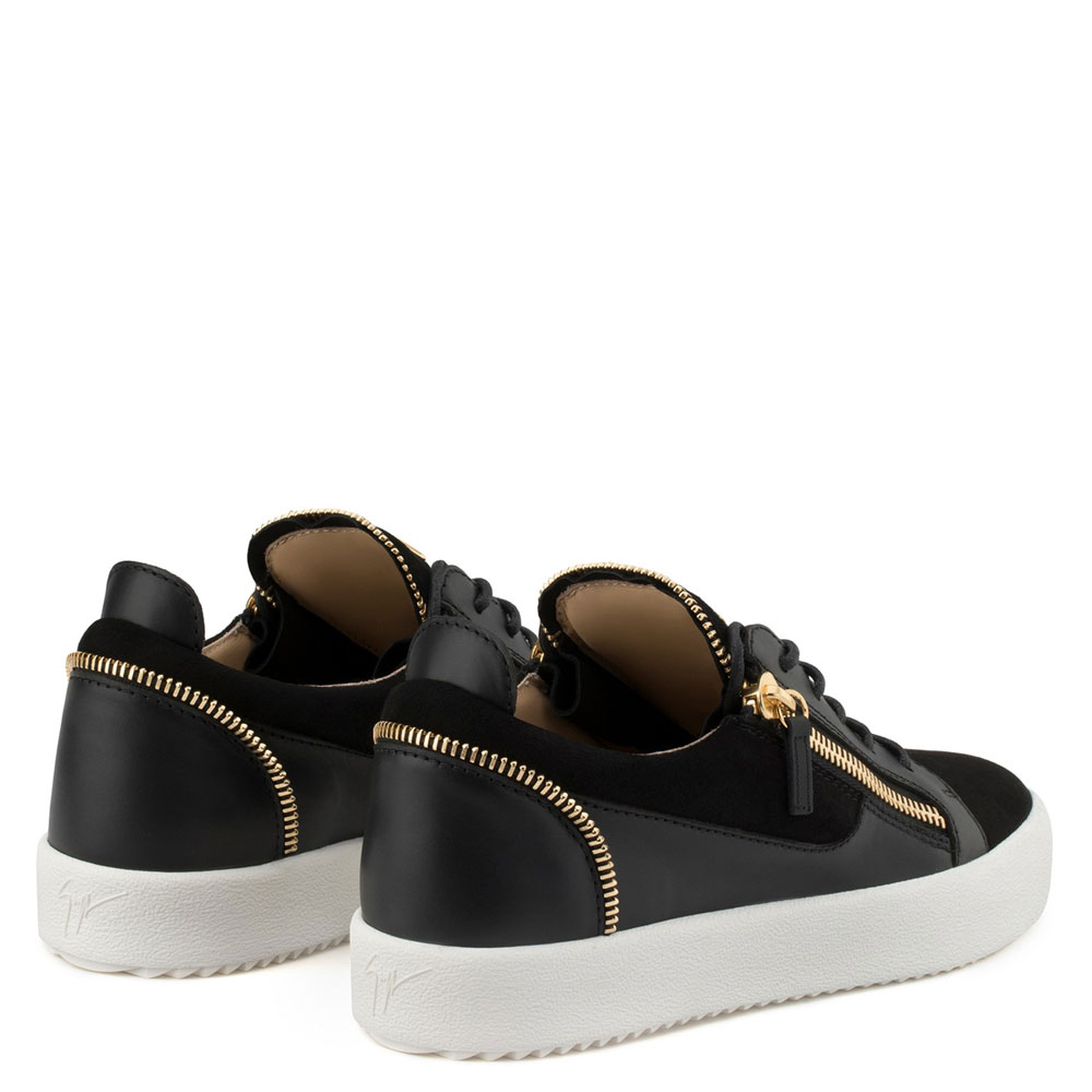 Giuseppe Zanotti kirk low Black suede calf low-top sneaker RM80006001: Image 3