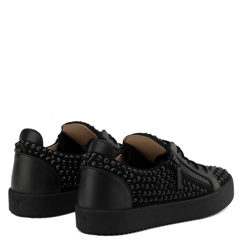 Giuseppe Zanotti doris low Black suede low-top sneaker RM80007001: Image 3