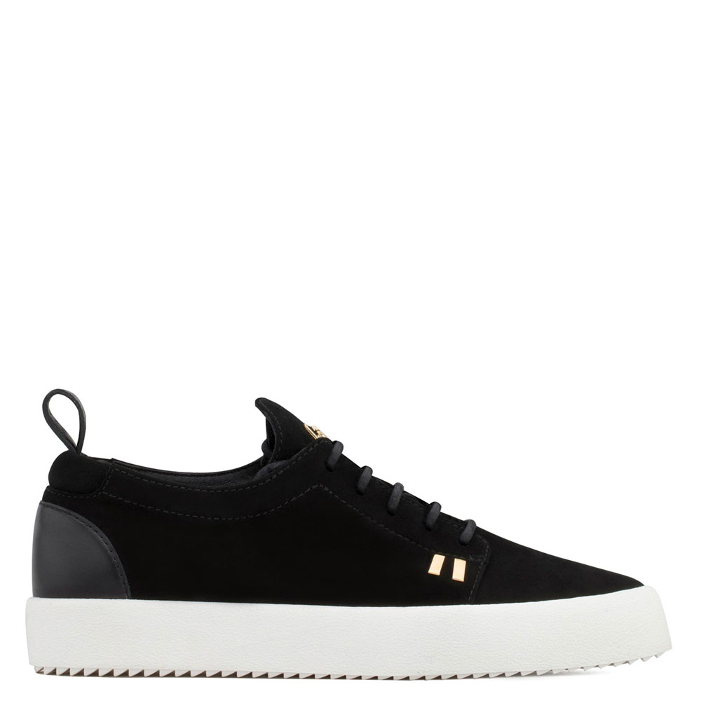 Giuseppe Zanotti gordon Black suede low-top sneaker RM80080001: Image 2