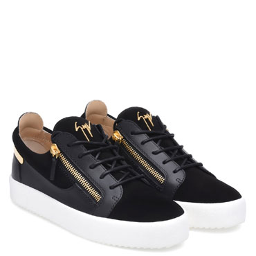 Giuseppe Zanotti frankie Black suede low-top sneaker RM80088001