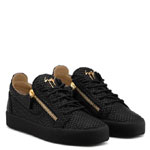 Giuseppe Zanotti frankie Black python-embossed low-top sneaker RU70000112