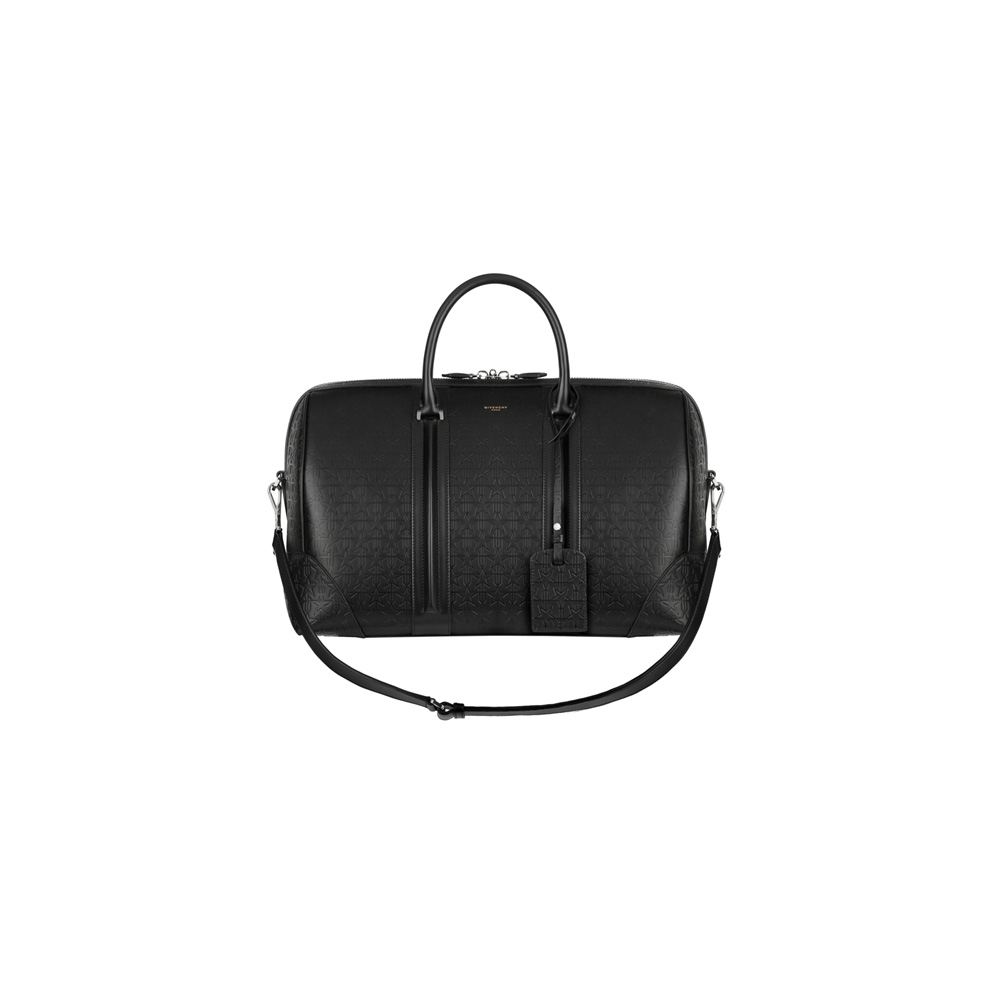 Givenchy lc small weekender with embossed trident black leather BJ05831020001: Image 1