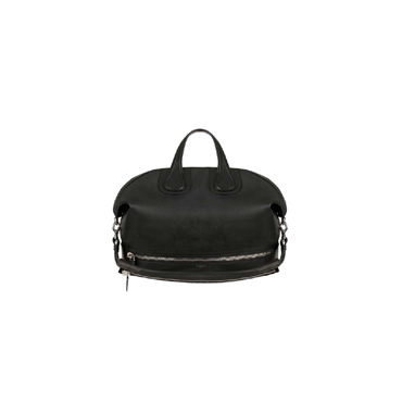 Givenchy nightingale top handle on black leather oversized zip BJ05026042001