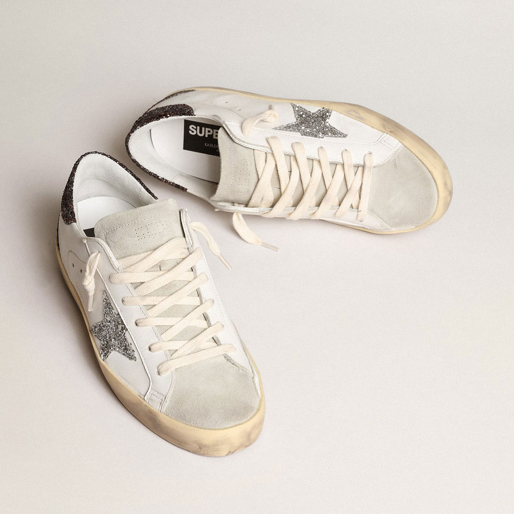 Golden Goose Super-Star with silver star GWF00102 F003971 11353: Image 2