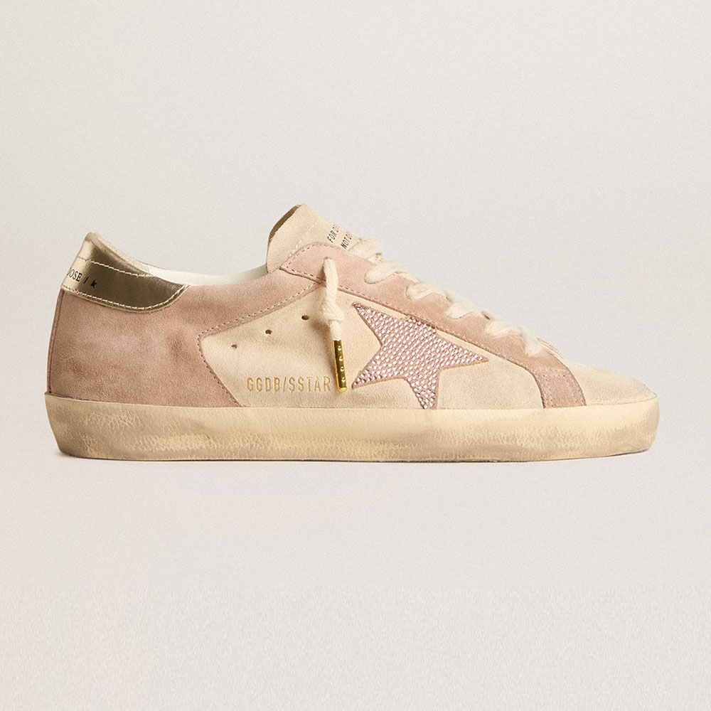 GGDB Super-Star in pale pink suede GWF00103 F005864 25728: Image 1