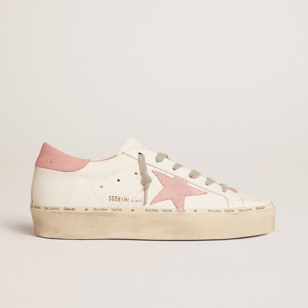 GGDB Hi Star with suede star old rose heel tab GWF00118 F004723 11202: Image 1