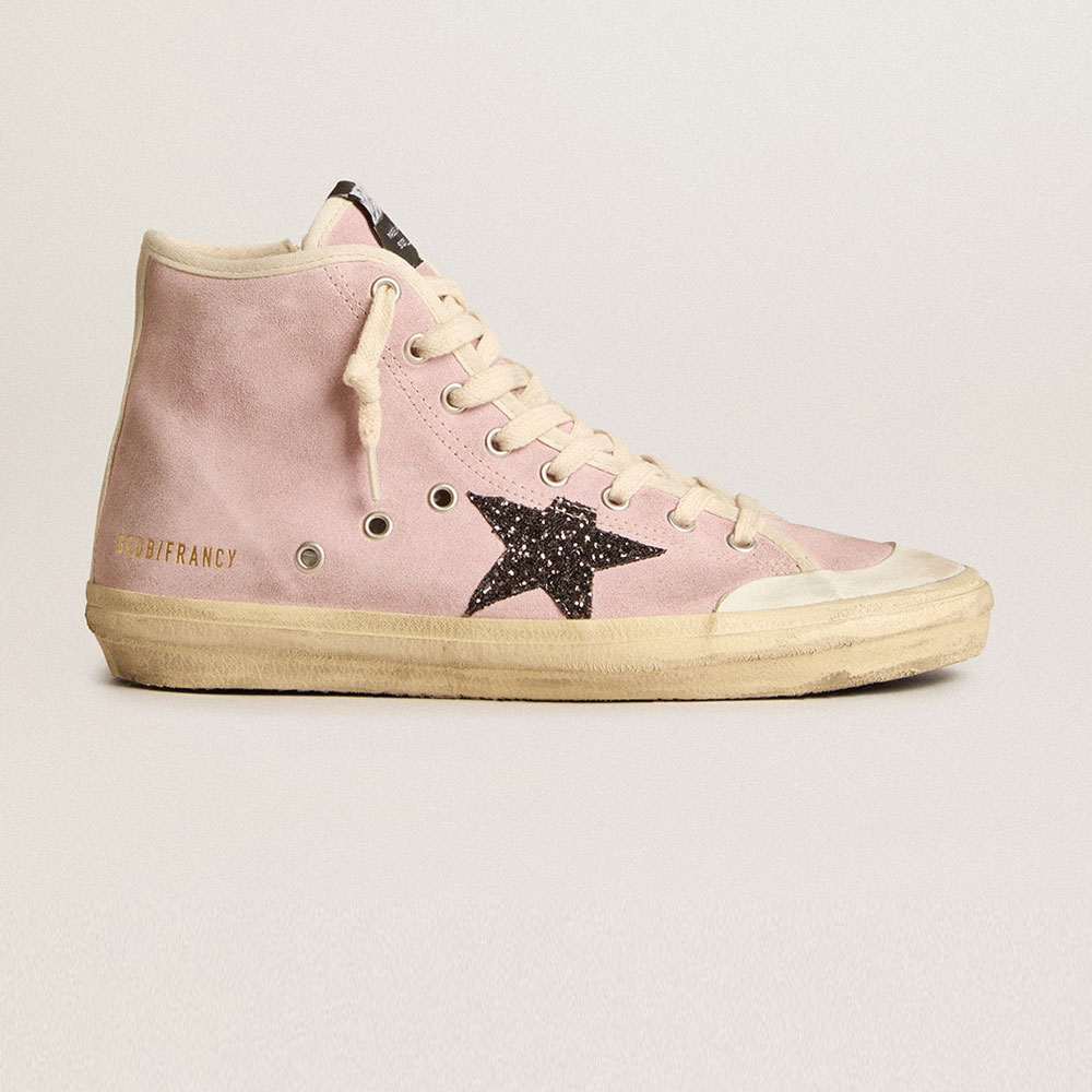 GGDB Francy Penstar in pink suede GWF00409 F005898 25729: Image 1