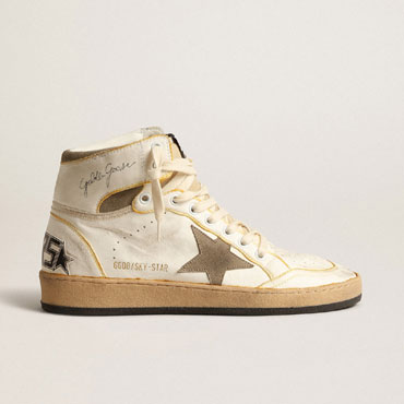 GGDB Sky-Star in white nappa suede star GMF00230 F004089 10961