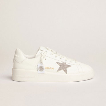 GGDB Purestar in white leather crystal star GWF00197 F002789 80185