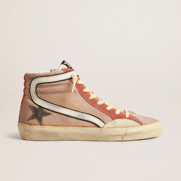 Golden Goose Slide in pink suede GWF00477 F004073 55521