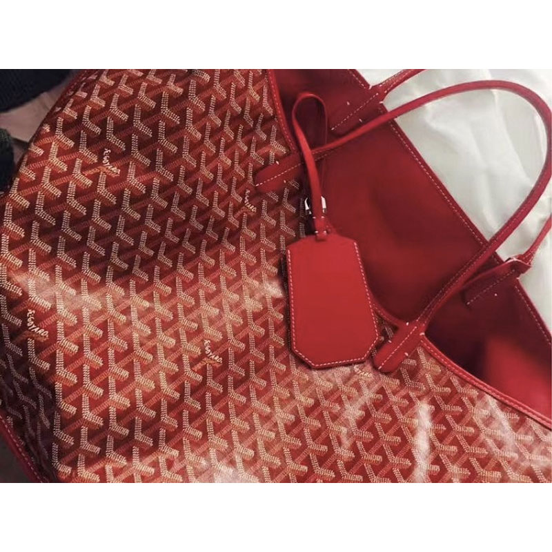 Goyard Anjou Reversible Tote Gm Red GOY15108: Image 5