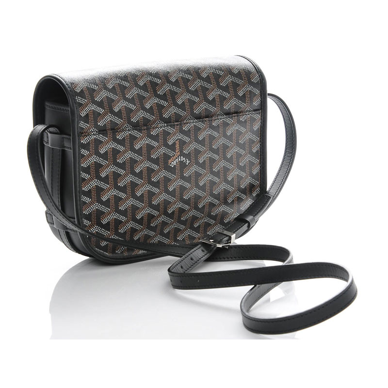 Goyard Chevron Belvedere Pm Messenger Bag Black GOY15111: Image 3